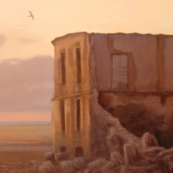 Detail of Dusk on the Spanish Plains